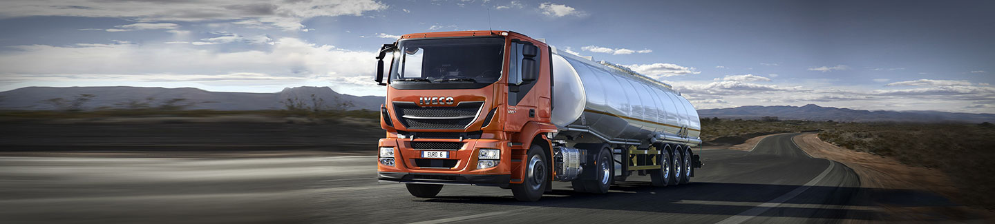 The showcase area for medium and heavy vehicles: Stralis and Eurocargo, savings champions